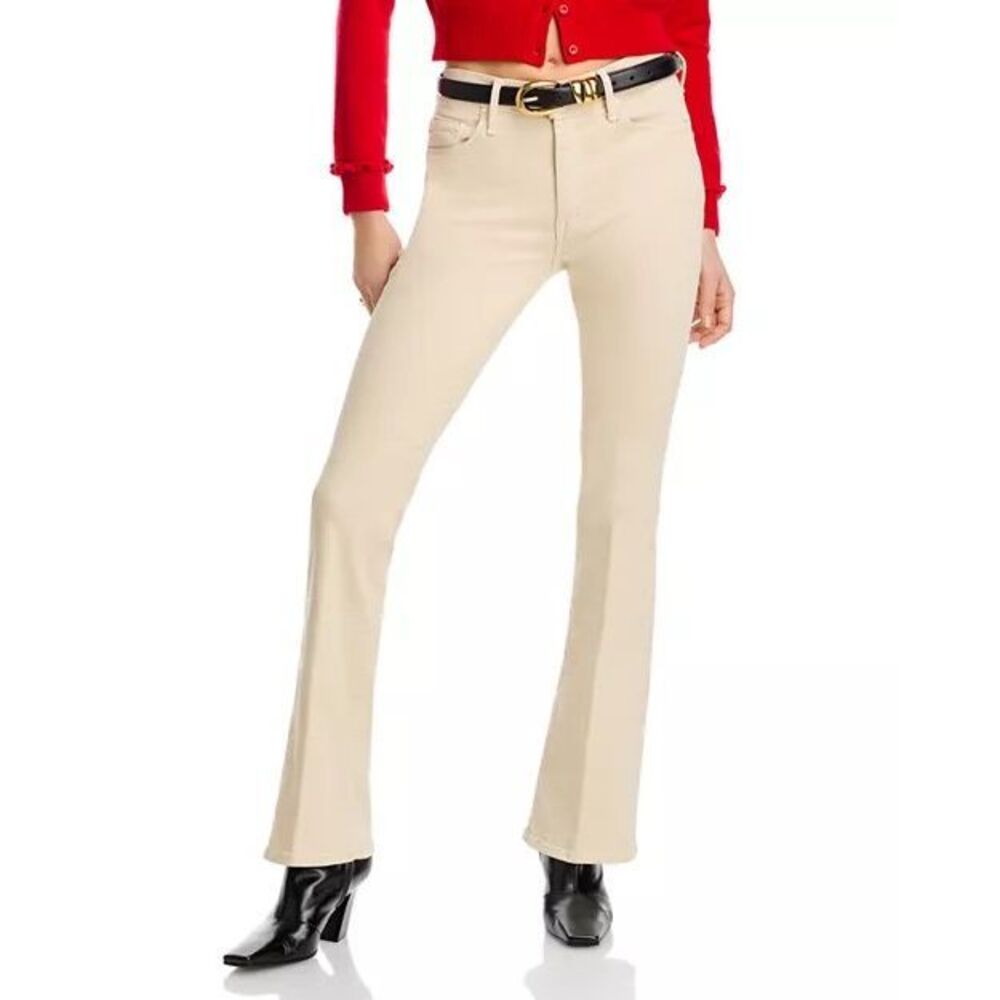 Mother The Weekender Flare Jeans in Chalk It Up Size 27